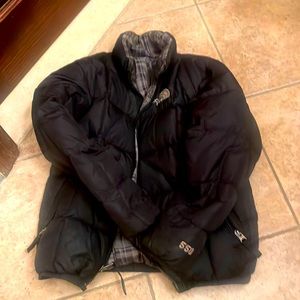 the North Face kids reversible puffer jacket